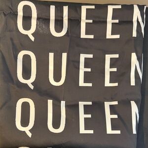 Sassy Jones Black and White Queen Oversized Scarf